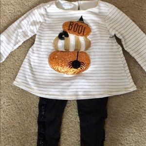 Mud pie baby girls Halloween outfit 12-18 months